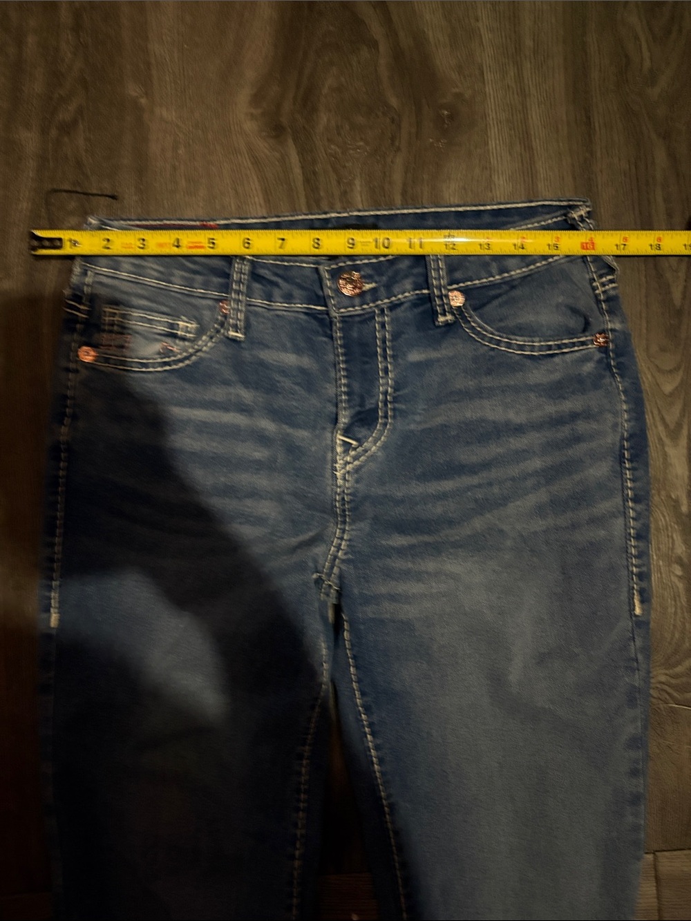 True Religion Light Blue Flared Jeans - Picture 7 of 16